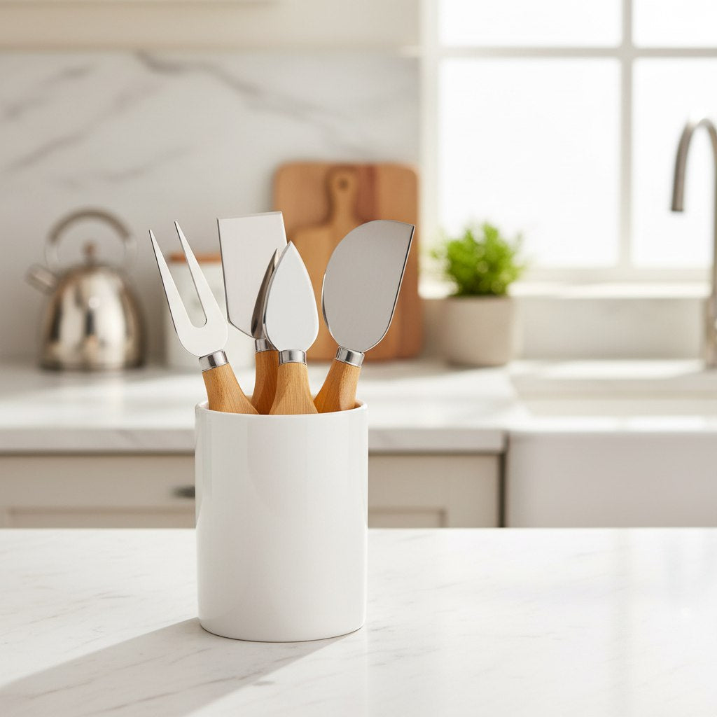 طقم سكاكين جبنة وزبدة -4 قطع