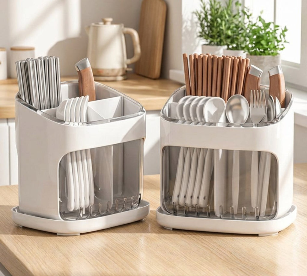 صفاية/منظم معالق لارا أكريليك