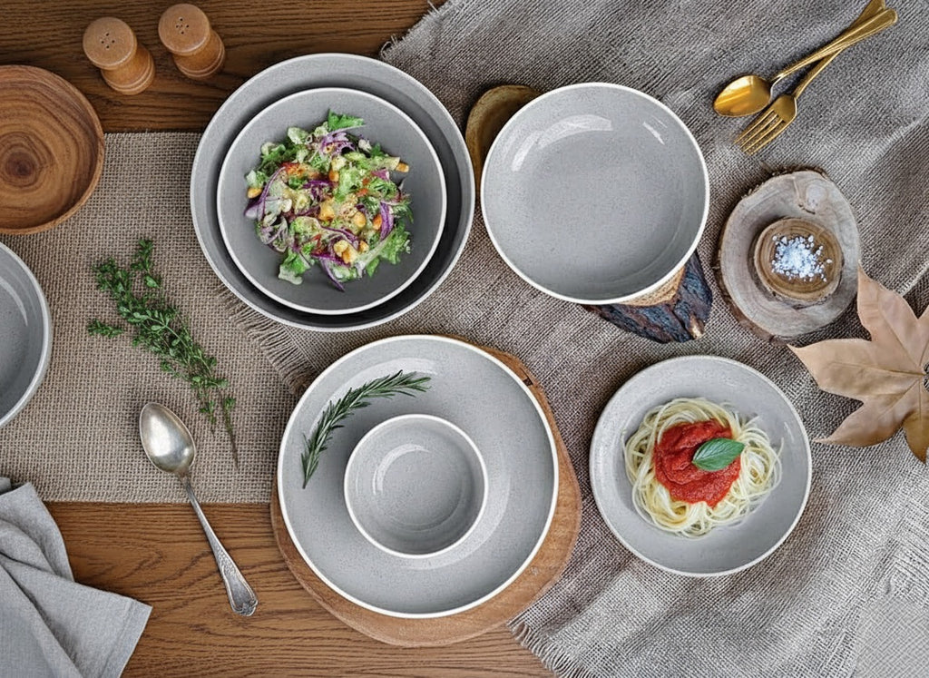 طقم عشاء فلو من الوطنية - 26 قطعة