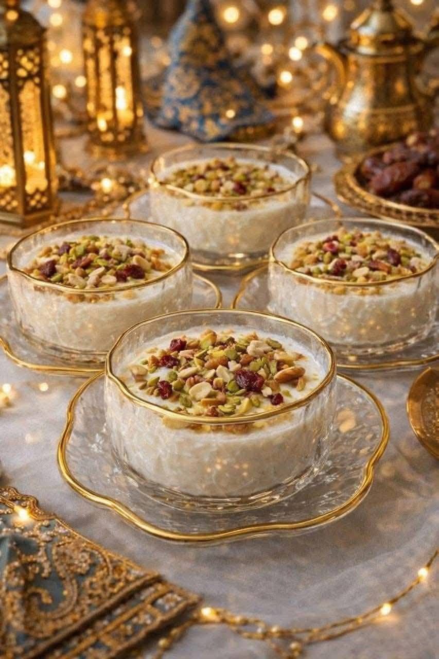 طقم خشاف زجاج مجروش إطار دهبي