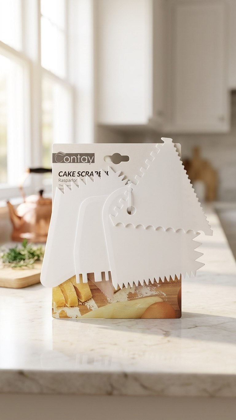 مقشط كيك-Cake scraper /٤ قطع
