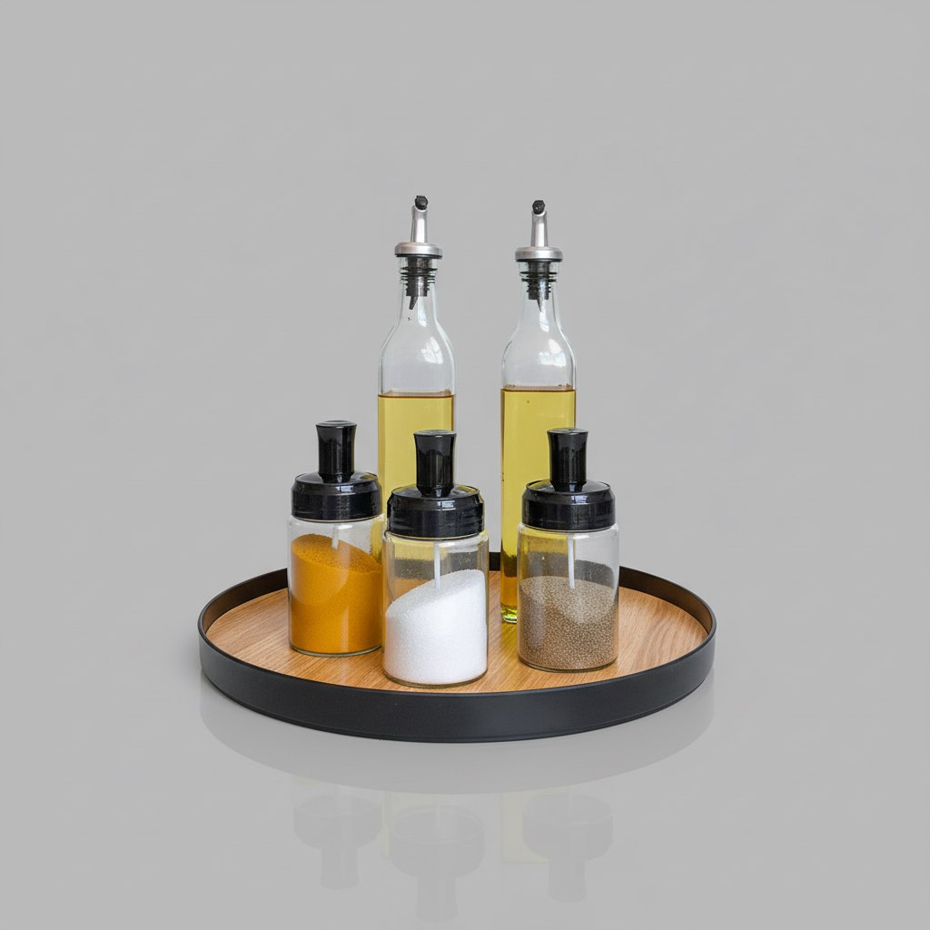 طقم زياتة وتوابل مطبخ 5 قطع