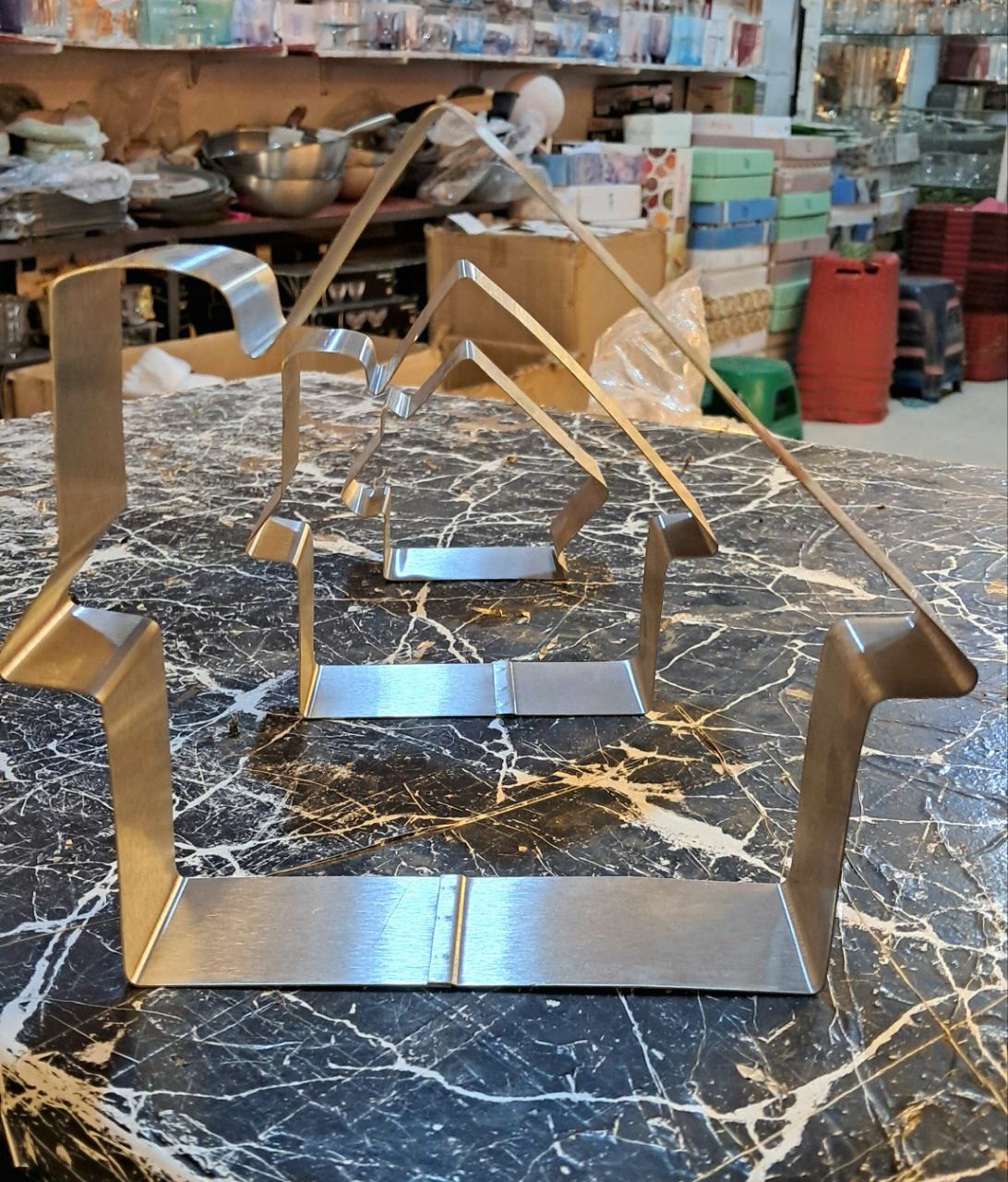 طقم تشكيل التورتة استانلس - منزل