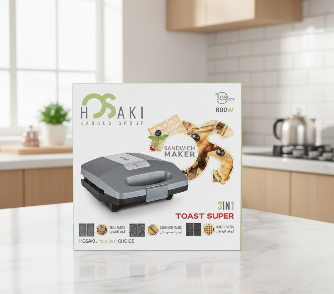 ساندويتش ميكر 3*1 - HOSAKI