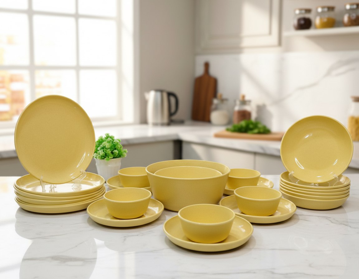 طقم عشاء فلو من الوطنية - 26 قطعة