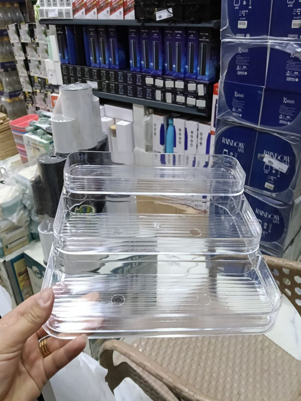 منظم سلم اكريلك متعدد الاستخدامات