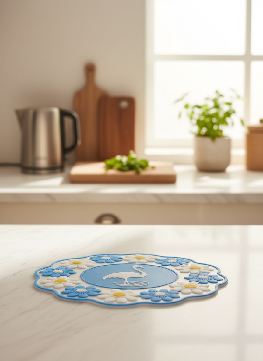 كوستر سيليكون فلامنجو - 2 قطعة