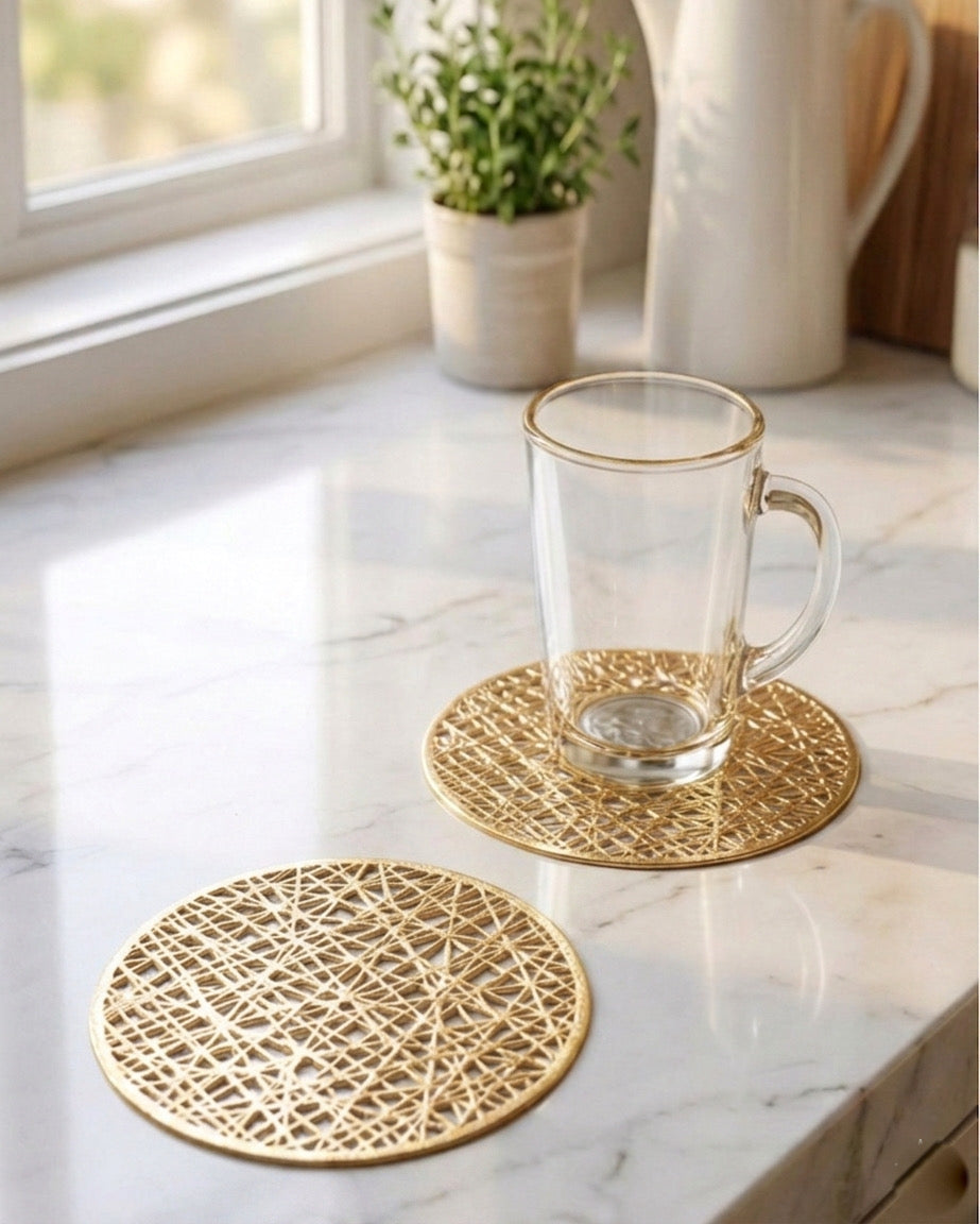 كوستر اكواب PVC - ١٢ قطعة