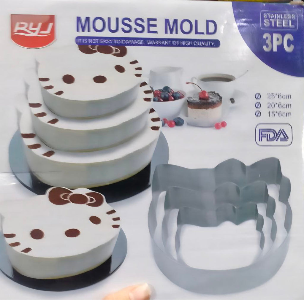 طقم تشكيل التورتة استانلس - كيتي