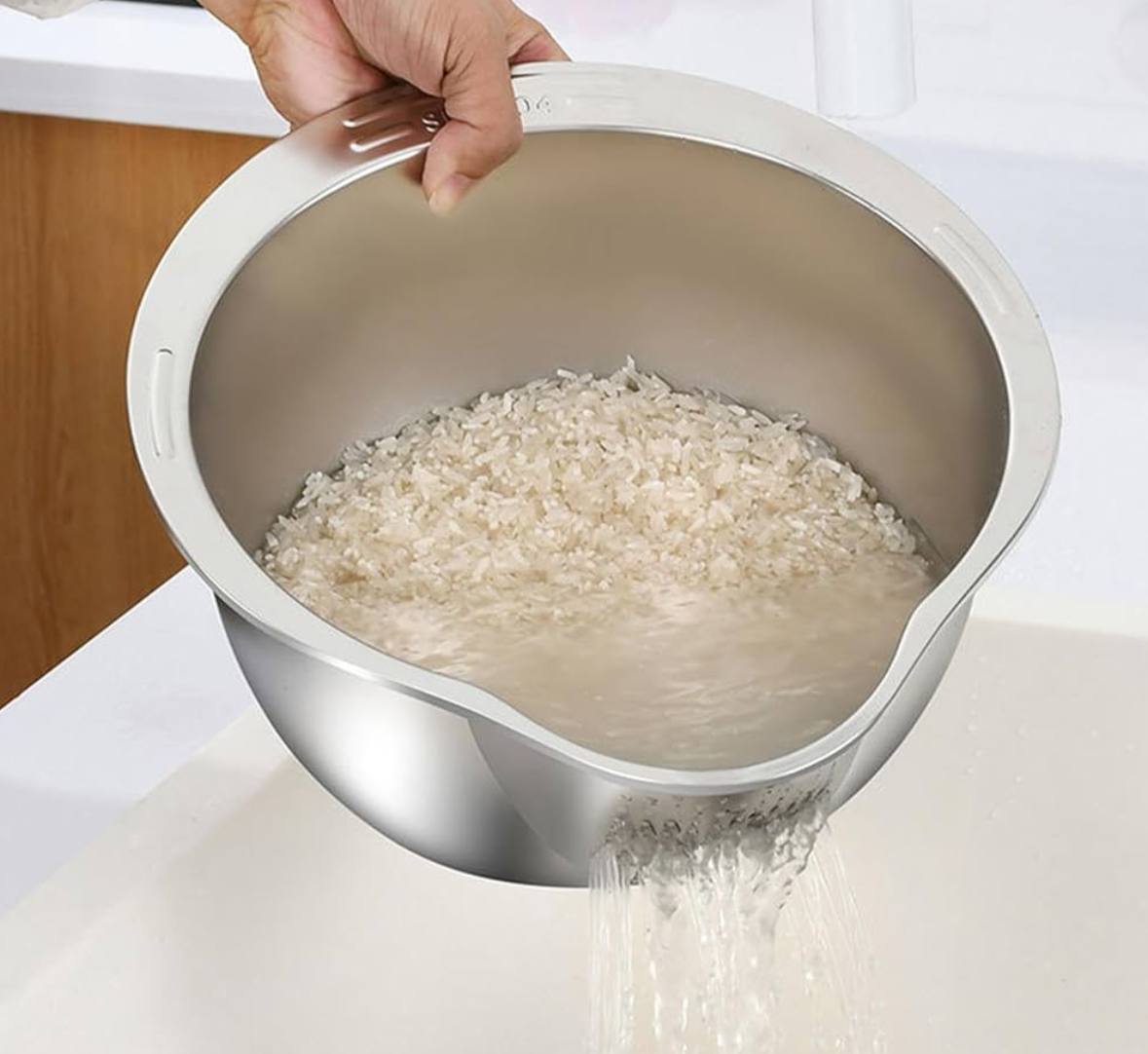 مصفي/صفاية غسيل الأرز استانلس