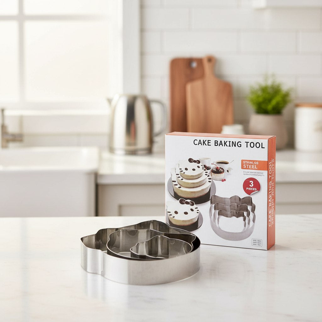 طقم تشكيل التورتة استانلس - كيتي