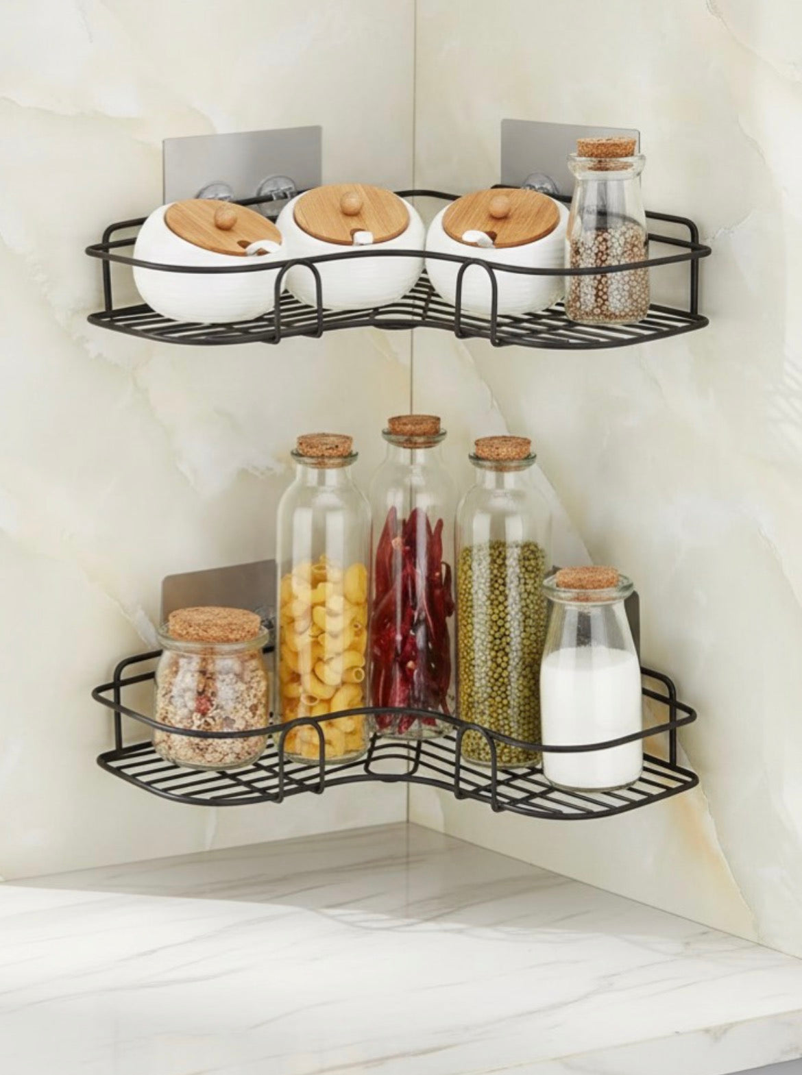 رف معدن زاوية