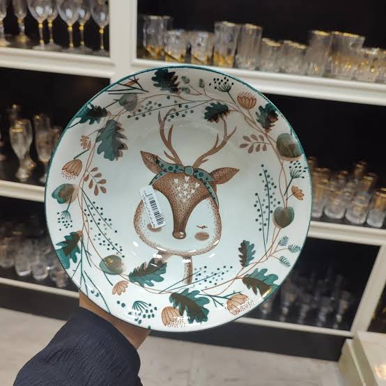 طقم غزالة بورسلين - ١٨ قطعة