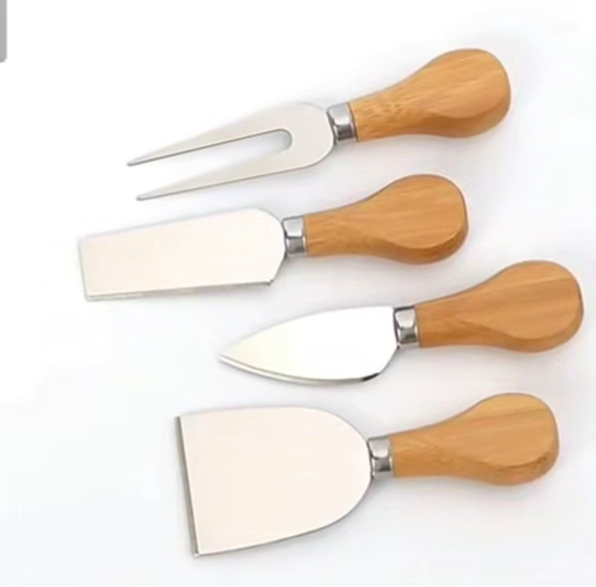 طقم سكاكين جبنة وزبدة -4 قطع