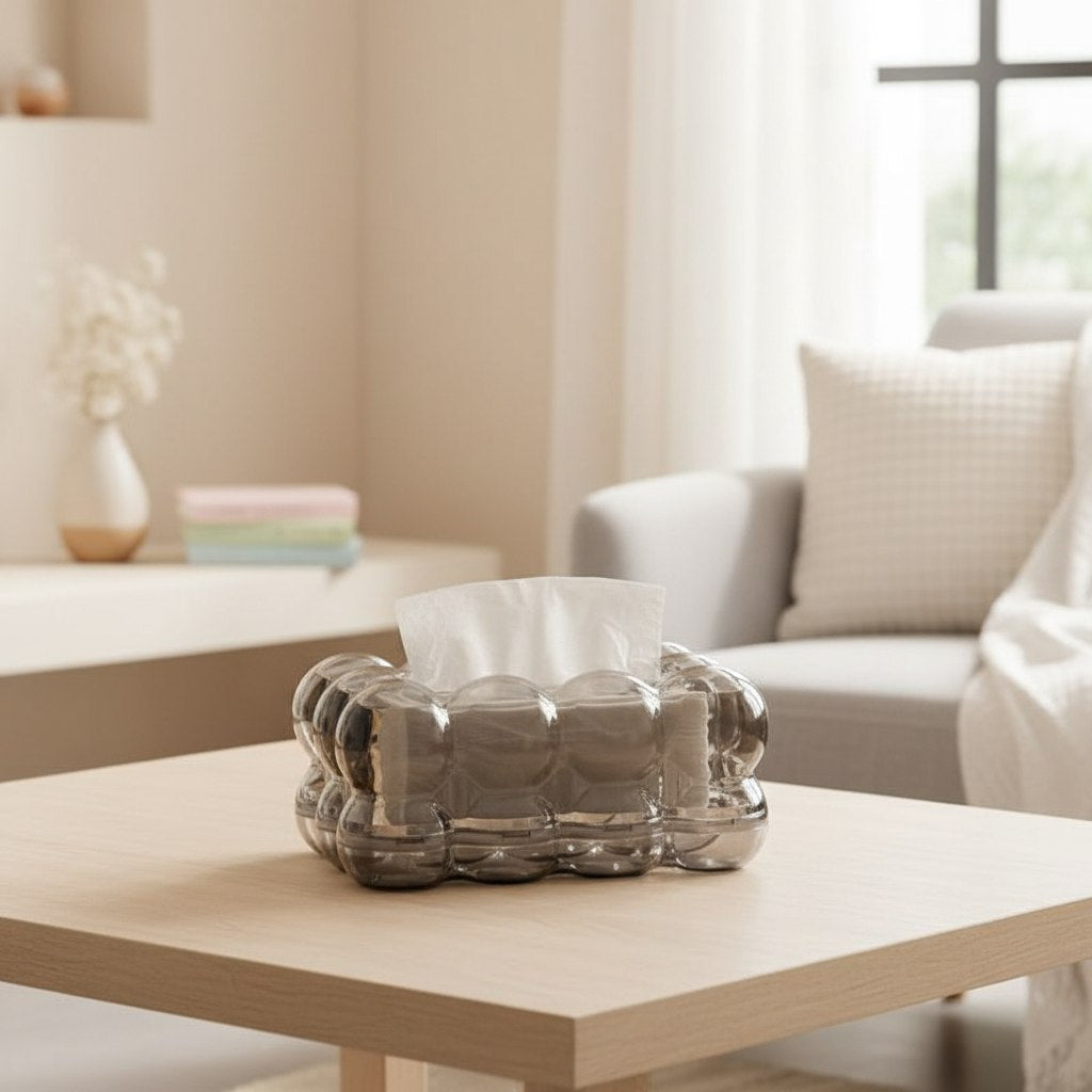 علبة مناديل اكريلك بابلز