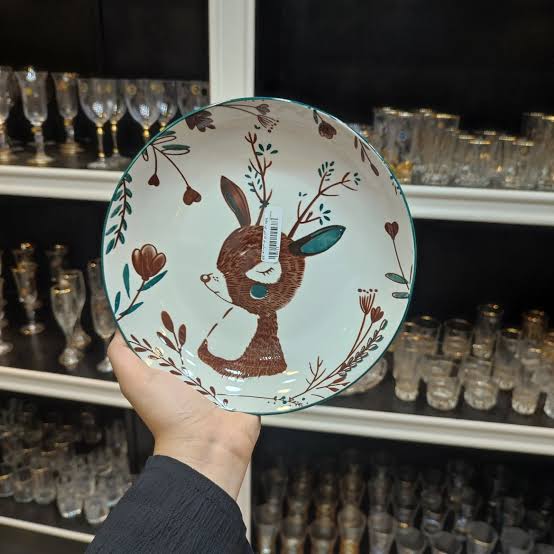 طقم غزالة بورسلين - ١٨ قطعة