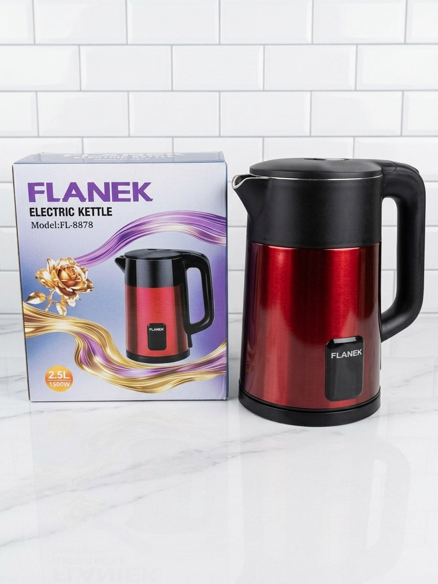 كاتل كهربائي ستانلس Flanek