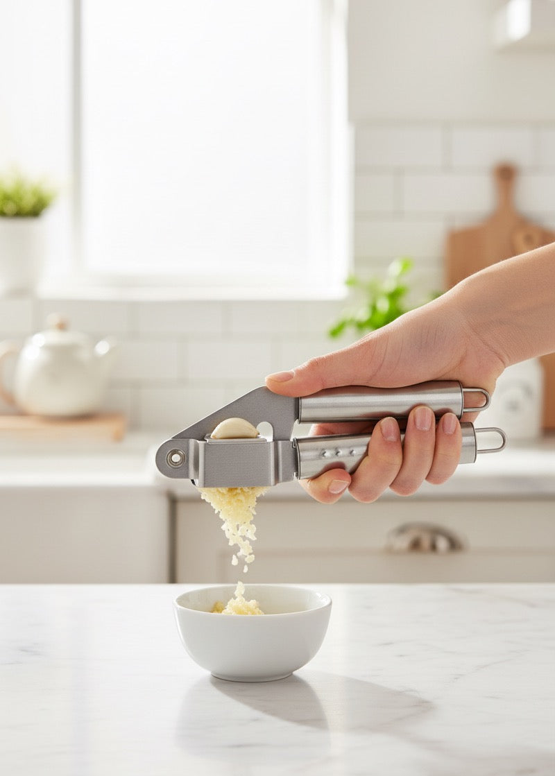 هراسة ثوم ستانلس ستيل