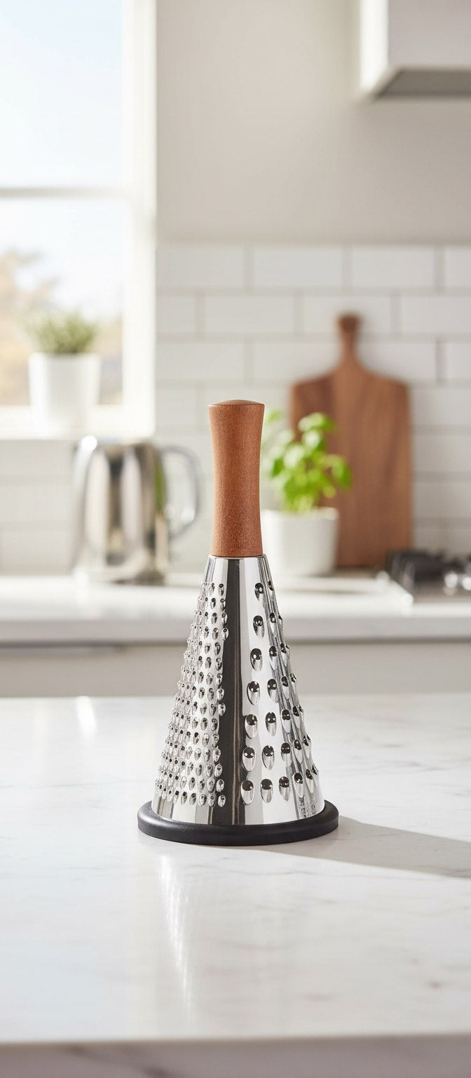 مبشرة هرم يد خشب - حجم كبير