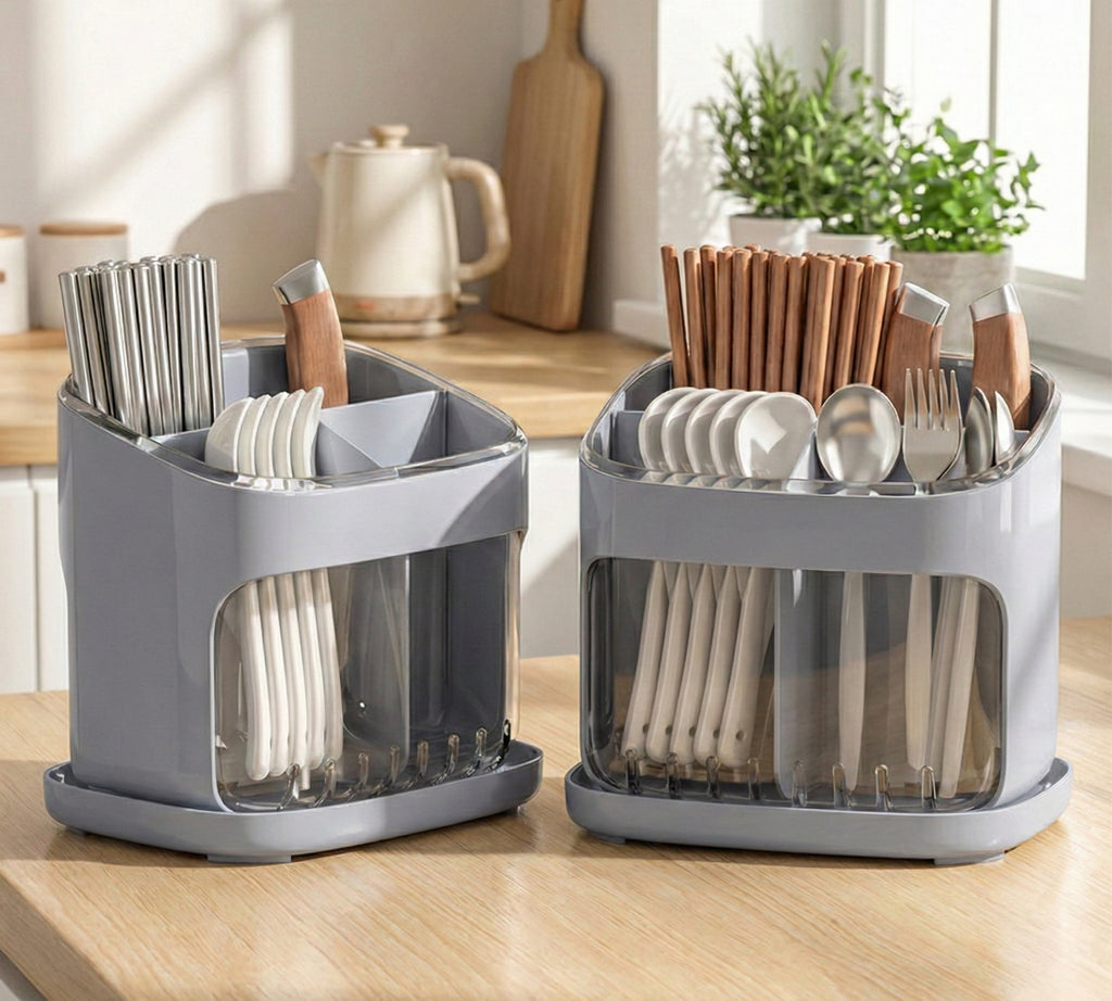 صفاية/منظم معالق لارا أكريليك