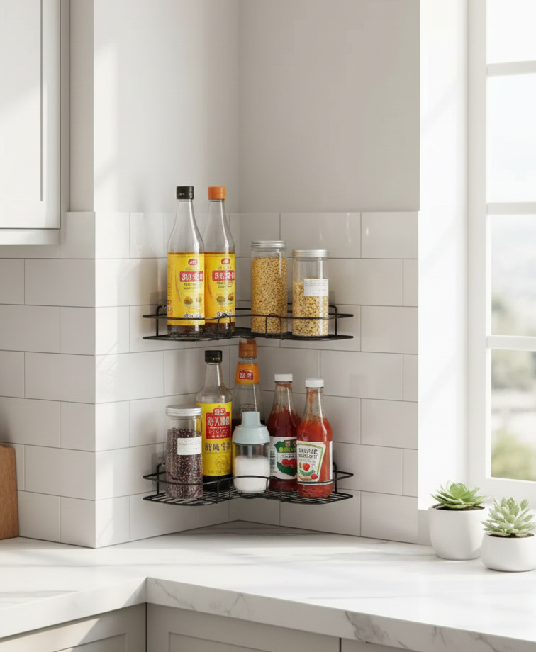 رف معدن زاوية