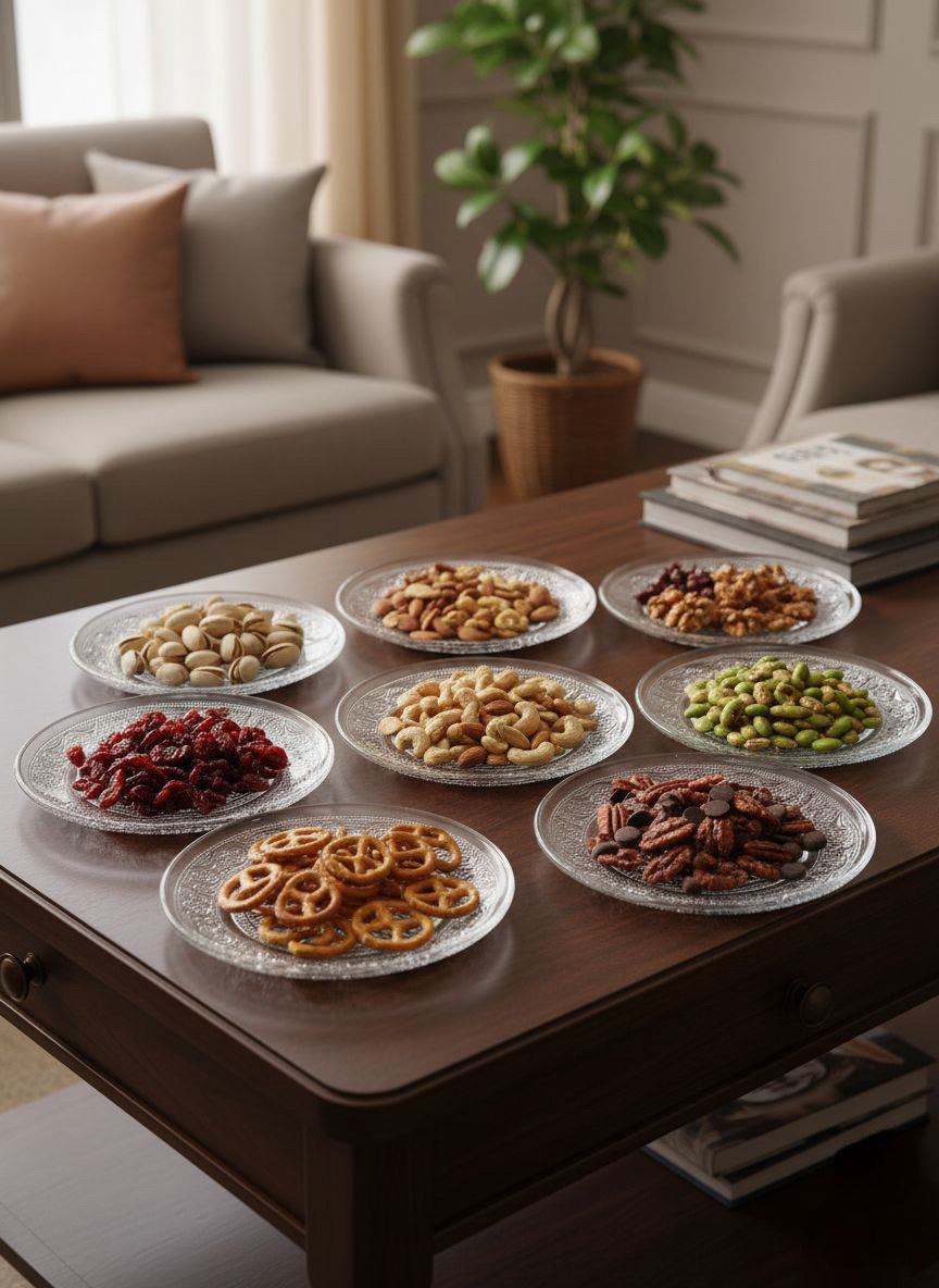 طقم أطباق جاتوه زجاج 6 قطع