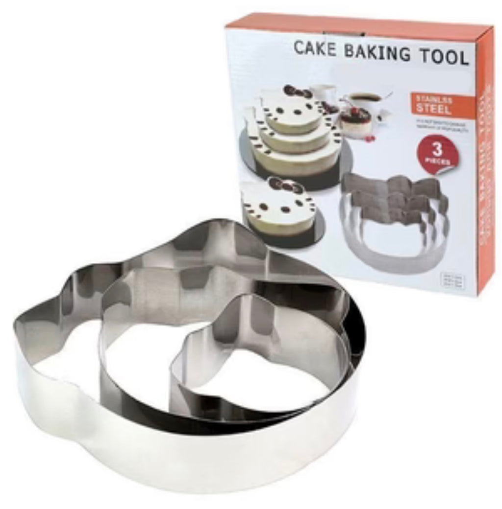 طقم تشكيل التورتة استانلس - كيتي