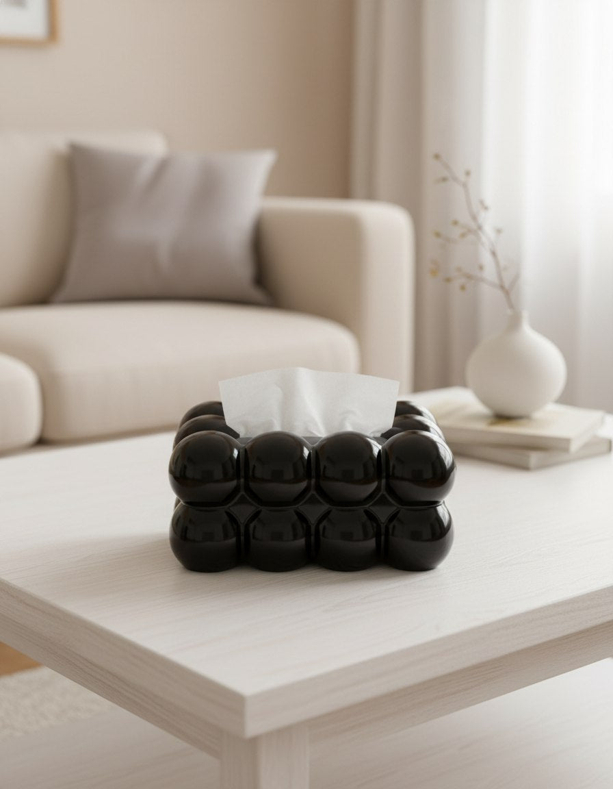 علبة مناديل اكريلك بابلز