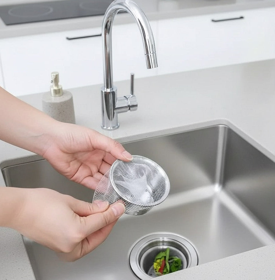 فلتر مصفاة الحوض - 100 قطعة