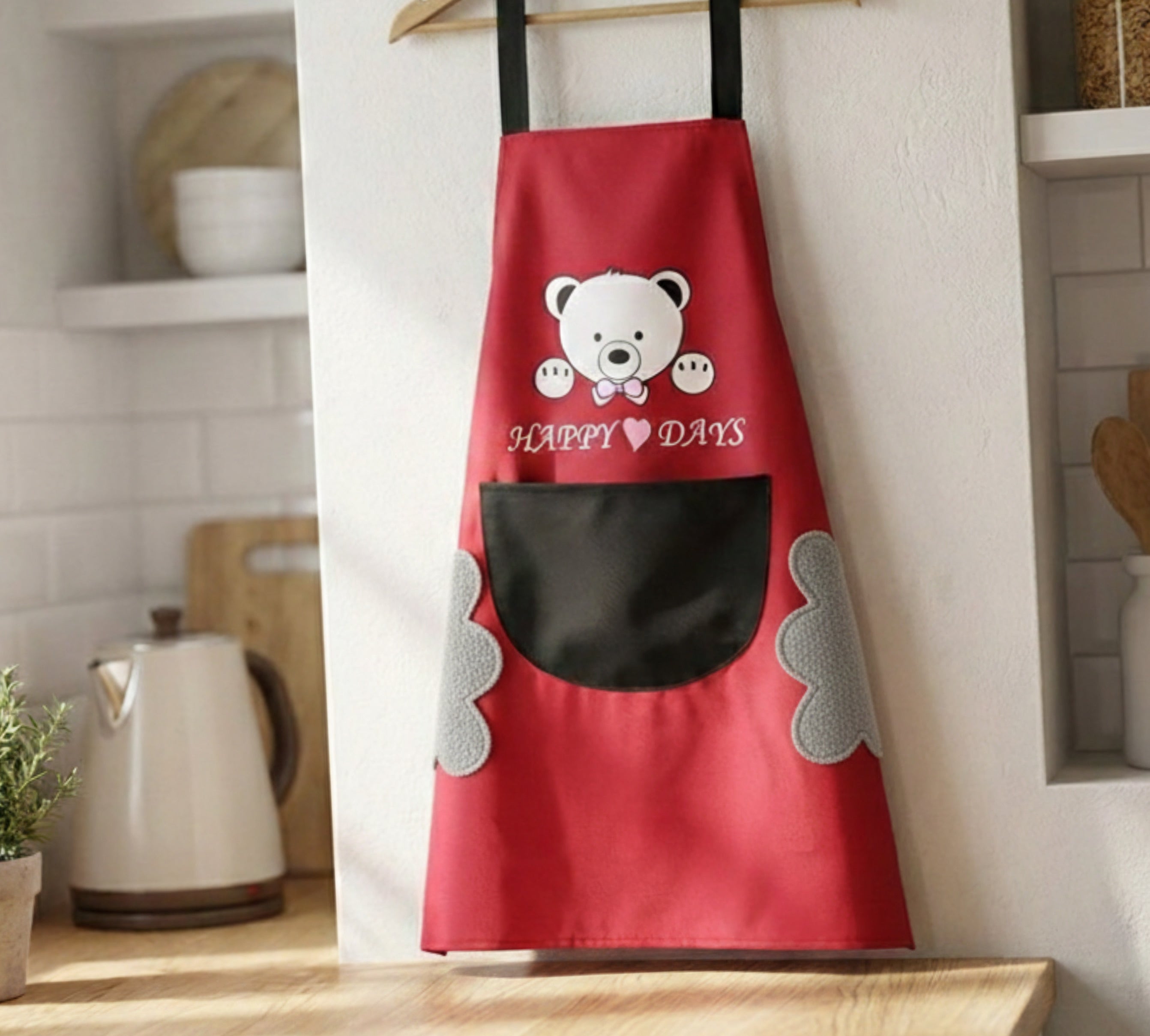 مريلة مطبخ وتربروف بفوط جانبية