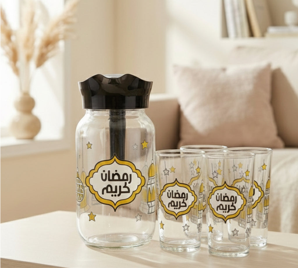 طقم لمتنا دورق +٦ كوبيات
