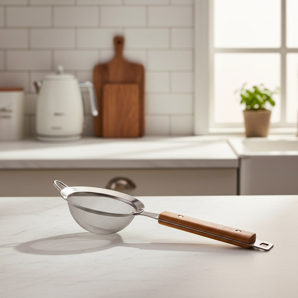 مصفى استانلس يد خشب لوكس