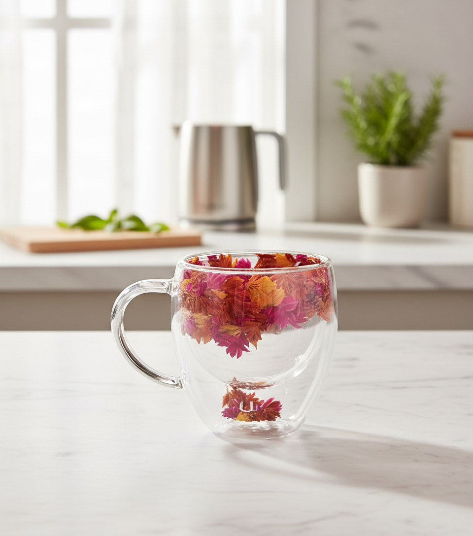 مج دبل جلاس وردة