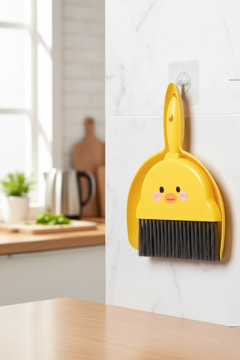 طقم جاروف وفرشاة بطوط