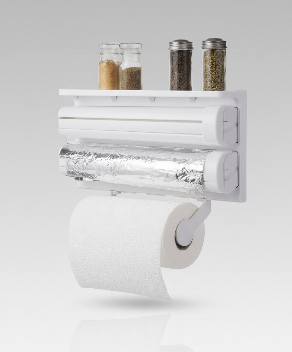 حامل ومنظم رول المطبخ 3*1