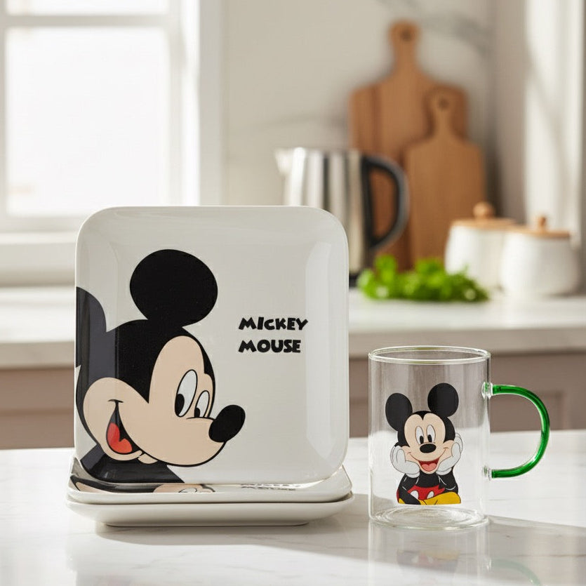 طبق وكوب ديزني