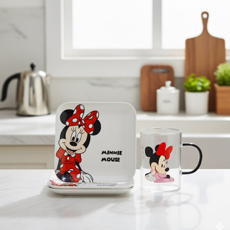 طبق وكوب ديزني