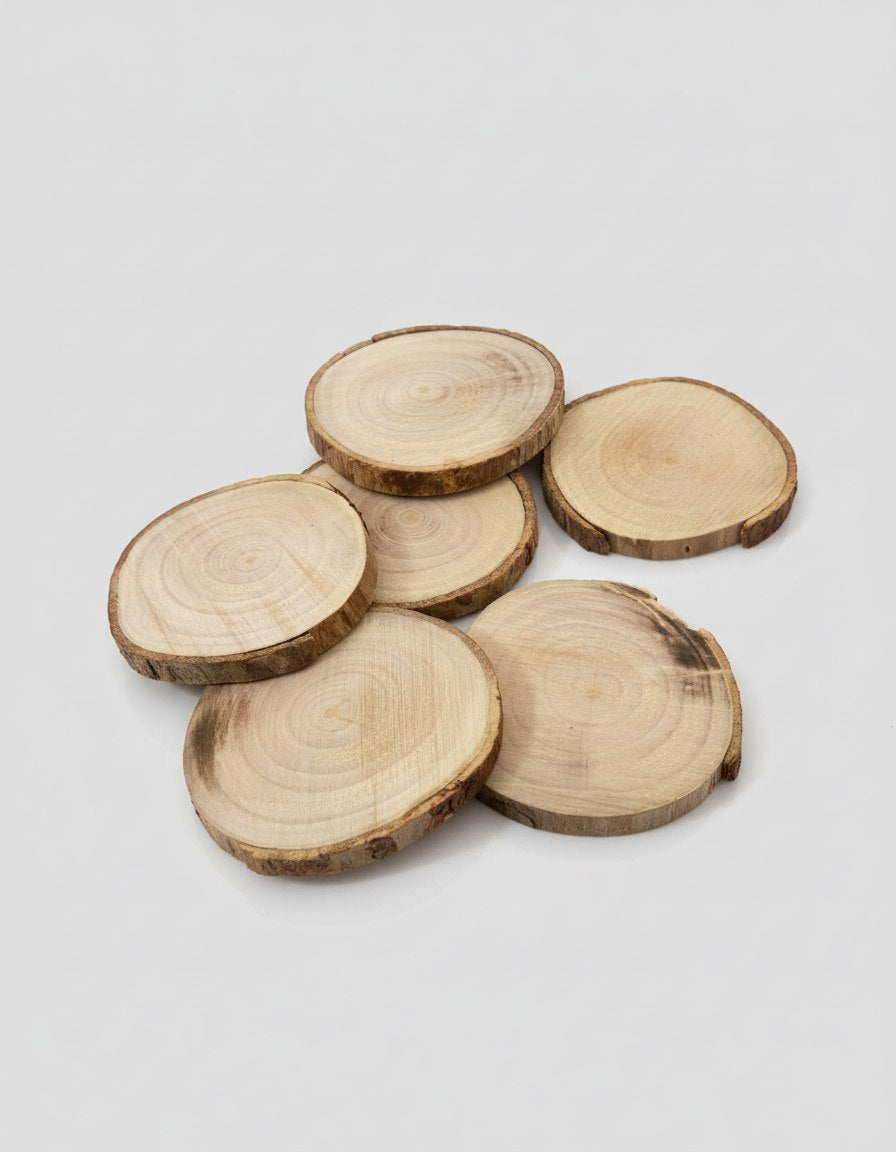 ميني كوستر جزع شجر طبيعي 3 قطع