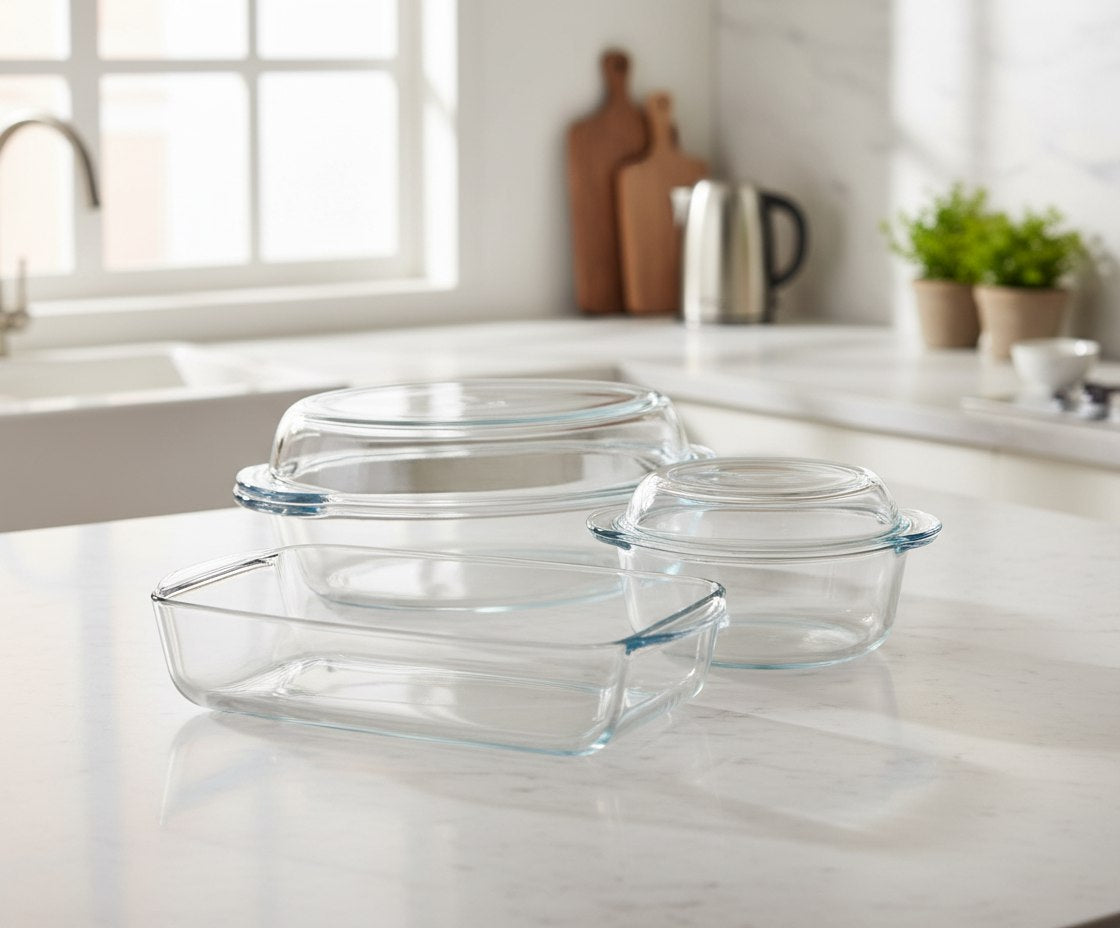 طقم بايركس Borcam التركي - 5 قطع