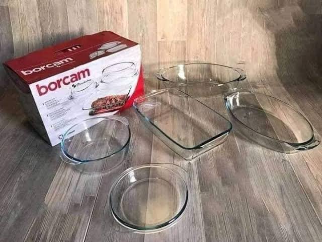 طقم بايركس Borcam التركي - 5 قطع