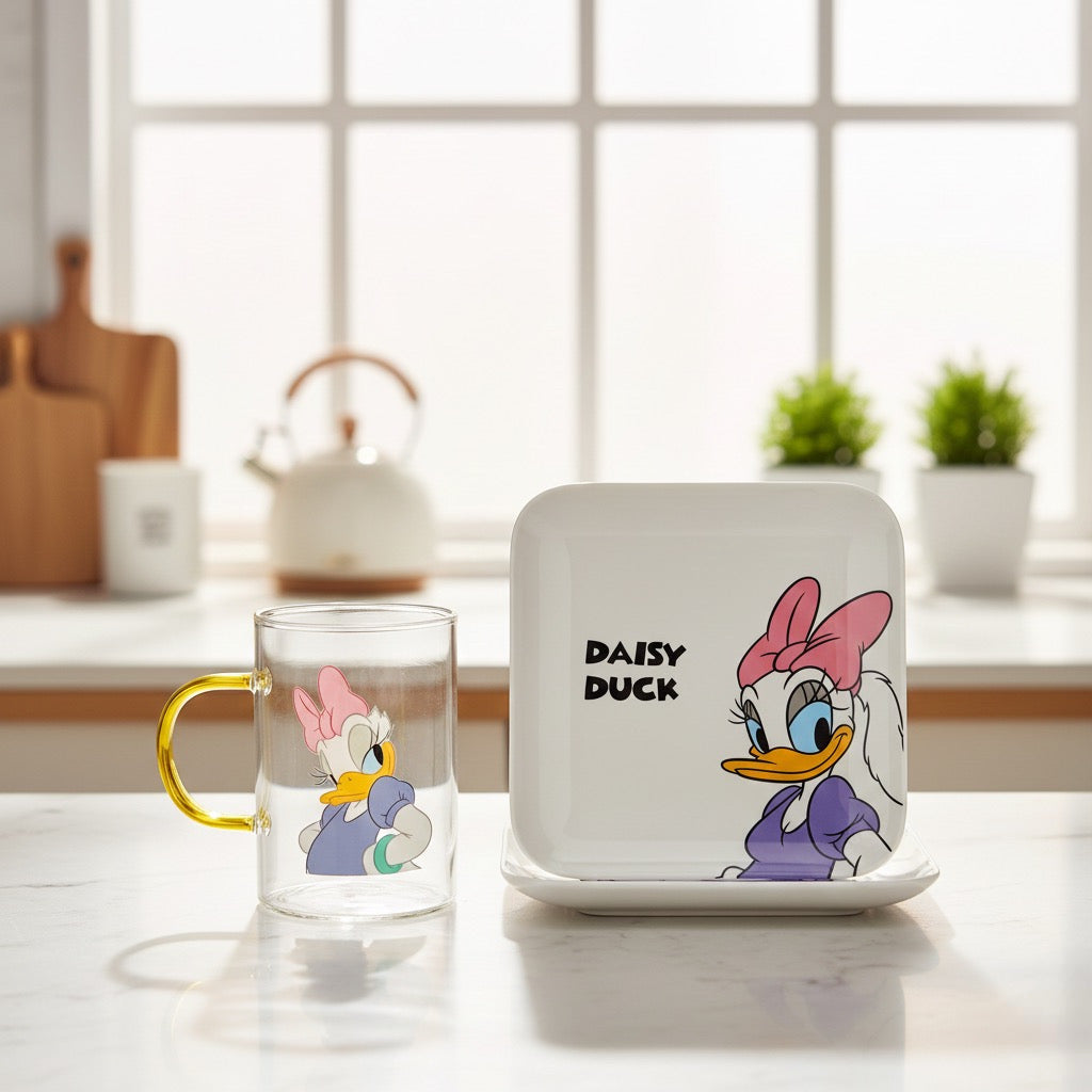 طبق وكوب ديزني