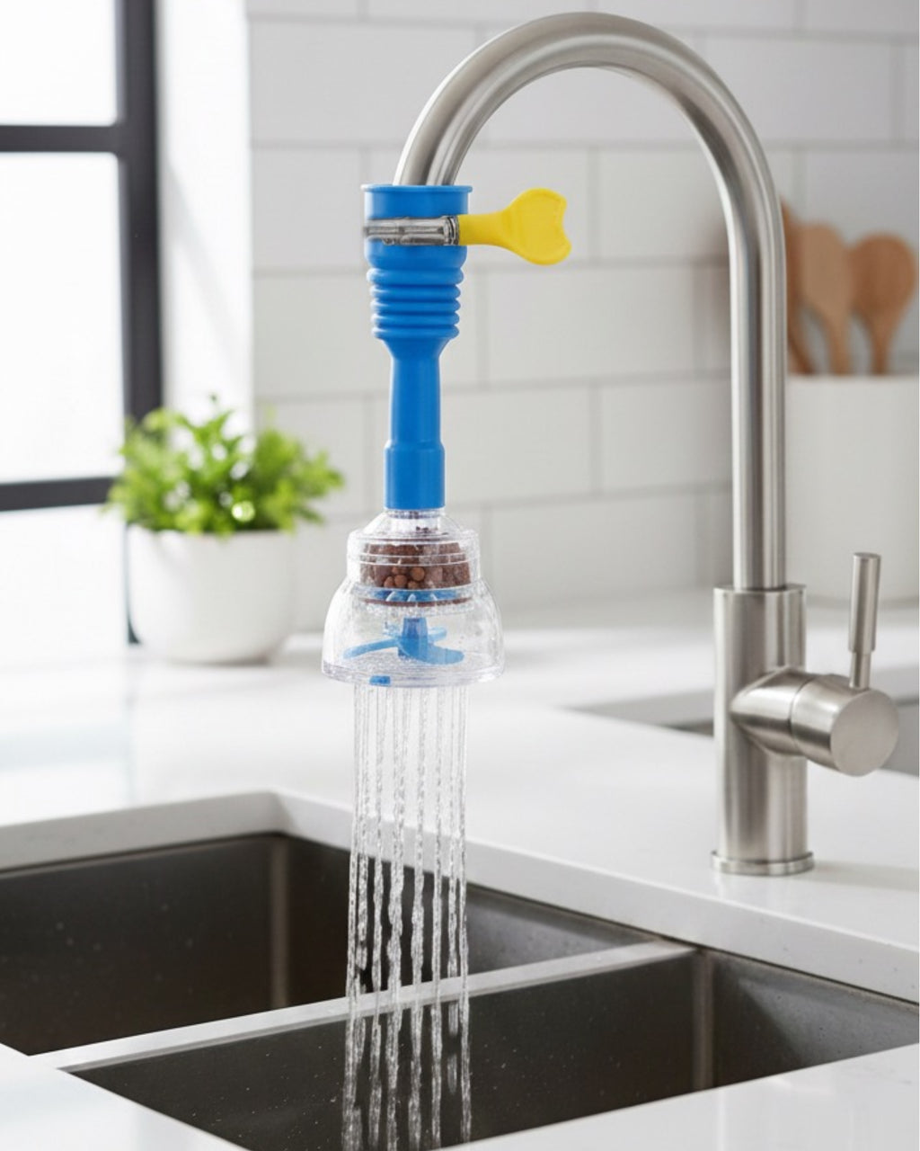 فلتر حنفية ووصلة لتنقية المياه