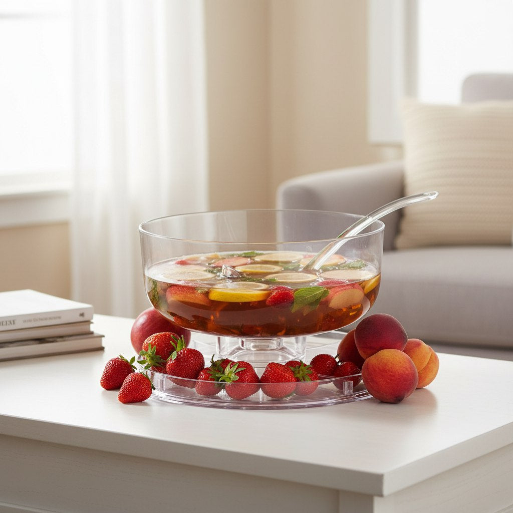 حافظة حلويات أكريليك بقاعدة 3*1