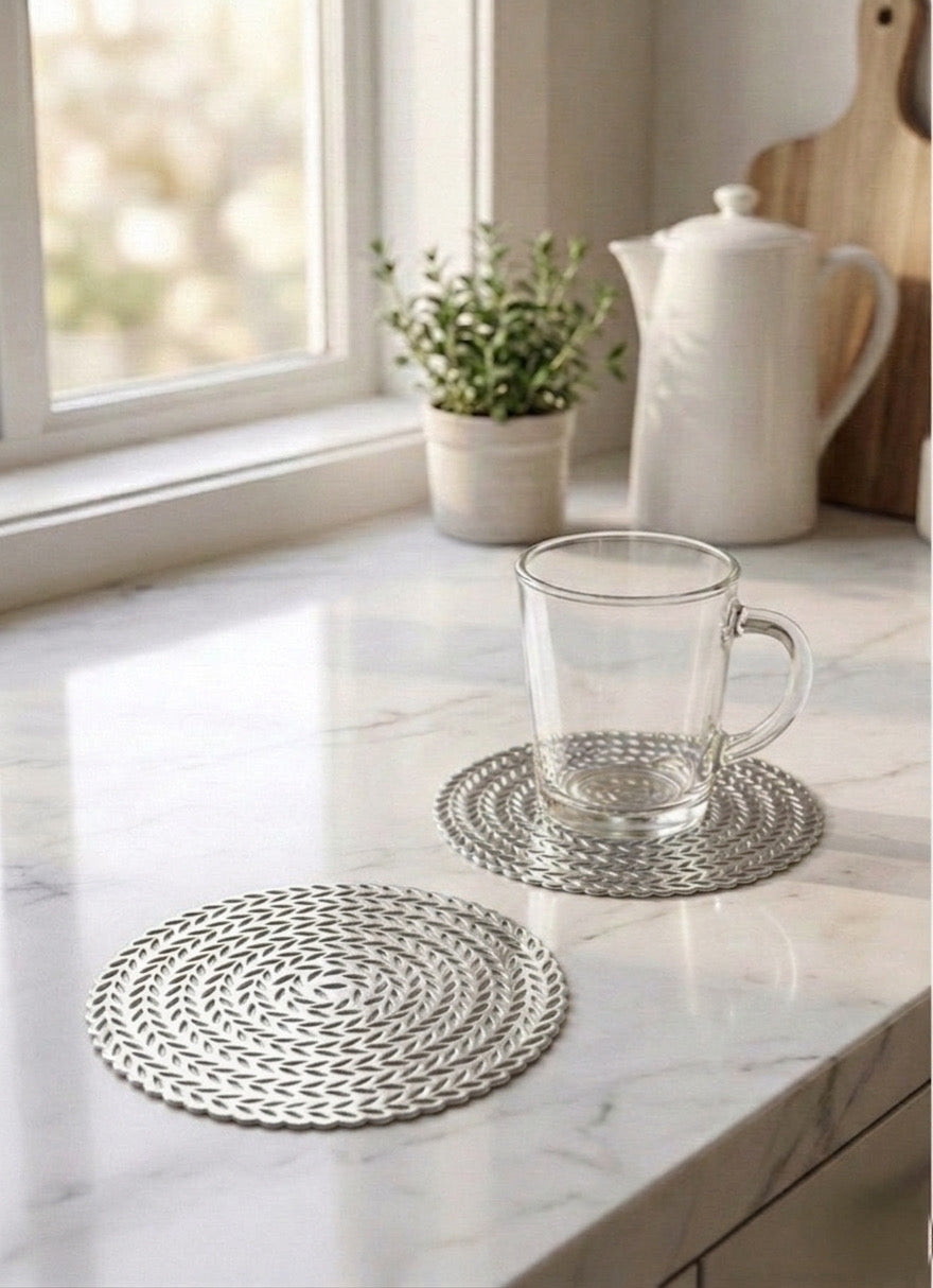 كوستر اكواب PVC - ١٢ قطعة