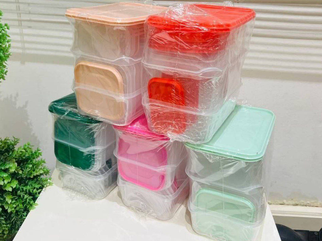 طقم علب تلاجة مستورد (17 قطعة)