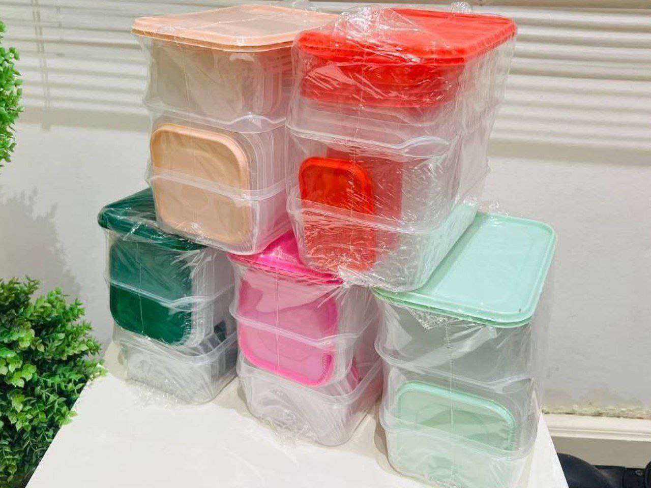 طقم علب تلاجة مستورد (17 قطعة)