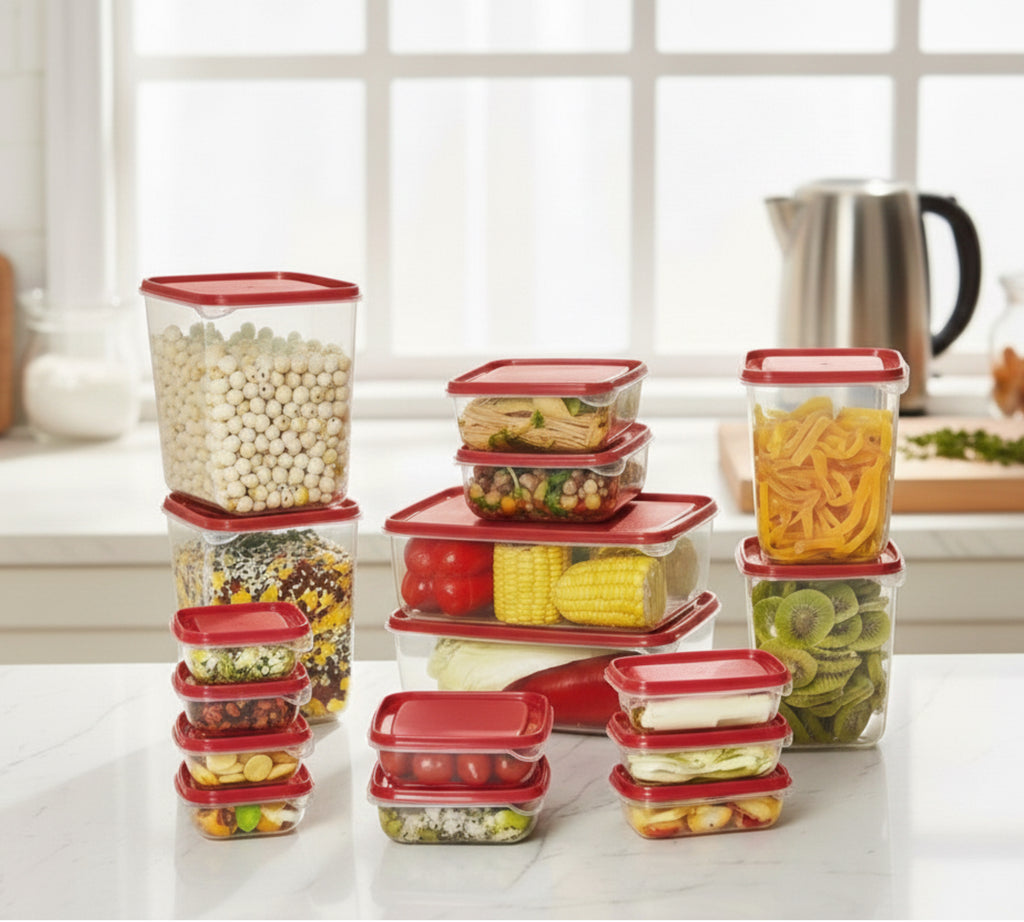 طقم علب تلاجة مستورد (17 قطعة)