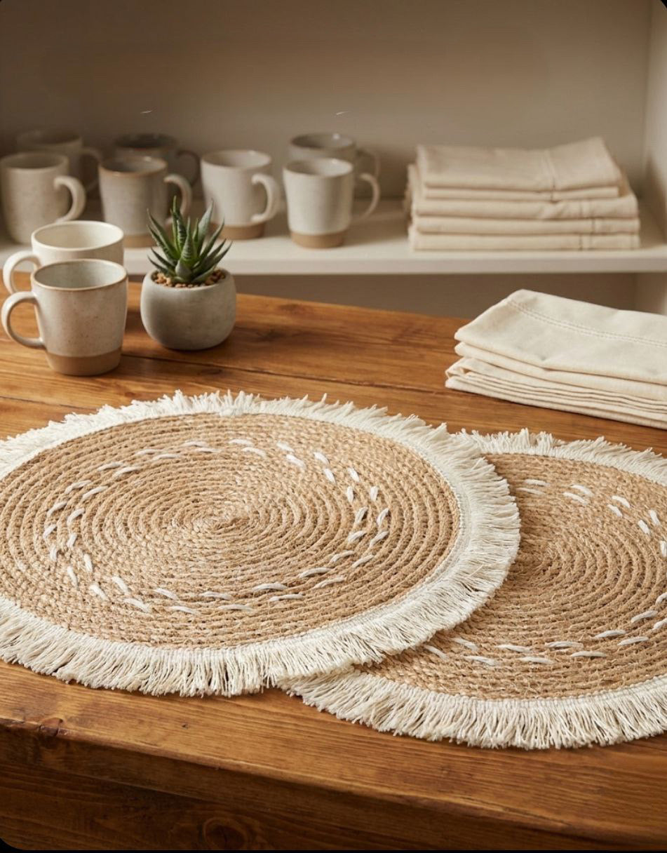 كوستر هاند ميد 30 سم - ٢ قطعة