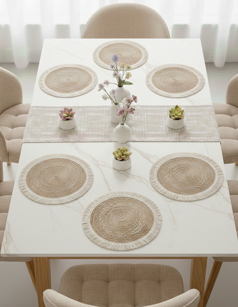 طقم كوستر سفرة هاند ميد -٦ قطع