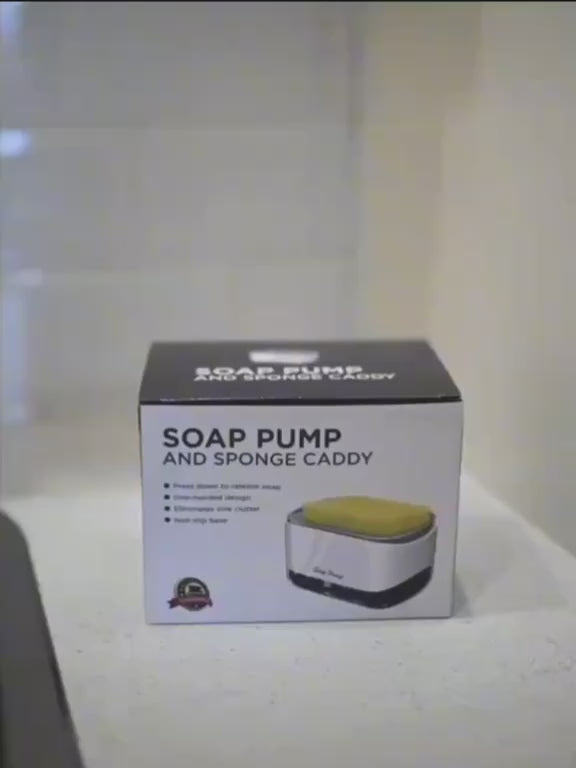 مضخة صابون بسفنجة